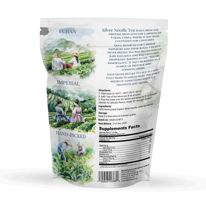 Organic Silver Needle Tea   1 lb of Premium Organic White Tea Loose Leaf