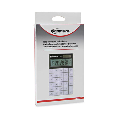 Innovera 15973 Large Button Calculator, 12-Digit LCD