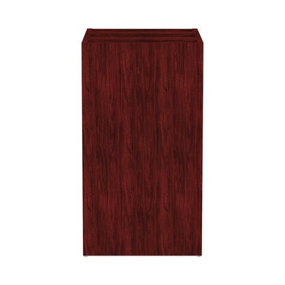 Alera Valencia Series Full Pedestal File, Left/Right, 3-Drawers: Box/Box/File, Legal/Letter, Mahogany, 15.63" x 20.5" x 28.5"