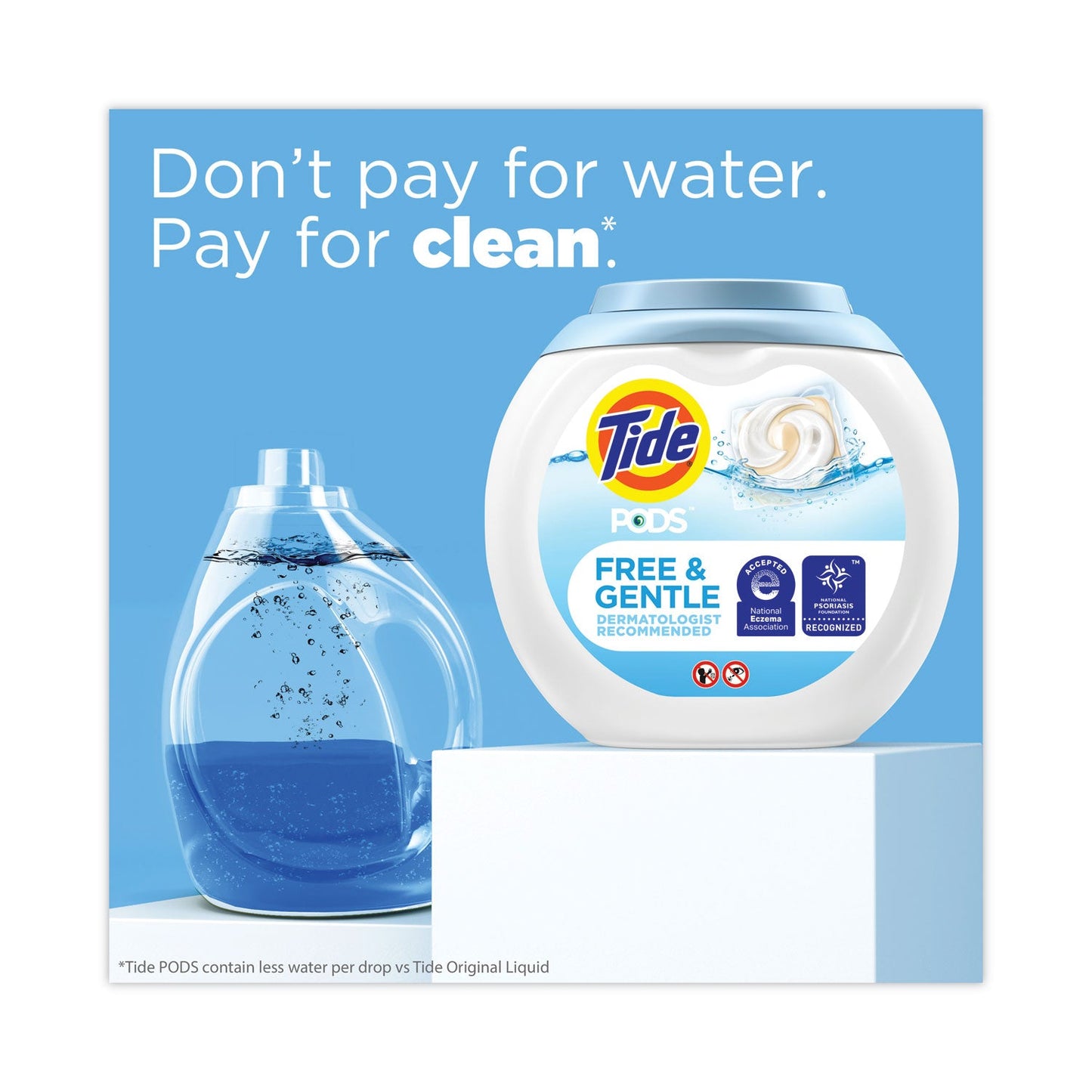 Tide Pods, Unscented, 81 Pods/Tub