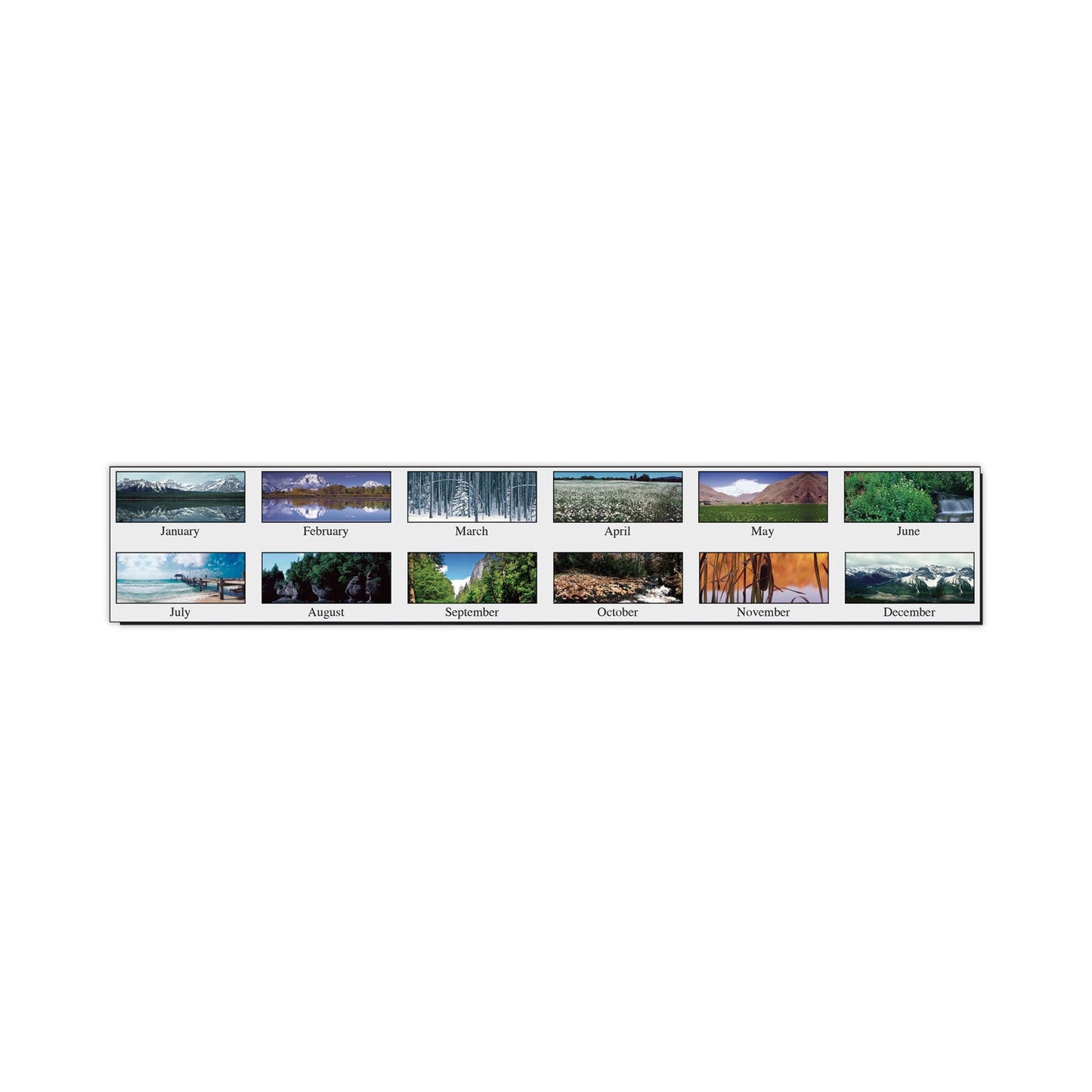 House of Doolittle Earthscapes Scenic Desk Pad Calendar, Scenic Photos, 22 x 17, White Sheets, Black Binding/Corners,12-Month (Jan-Dec): 2023