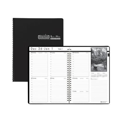 House of Doolittle Earthscapes Recycled Monthly Desk Pad Calendar, Coastlines Photos, 18.5 x 13, Black Binding/Corners,12-Month (Jan-Dec): 2023