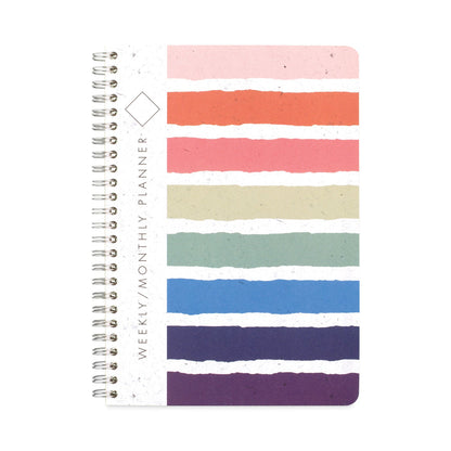 Cambridge GreenPath Weekly/Monthly Planner, GreenPath Artwork, 8.5 x 5.5, White/Green Cover, 12 Month (Jan to Jan): 2023