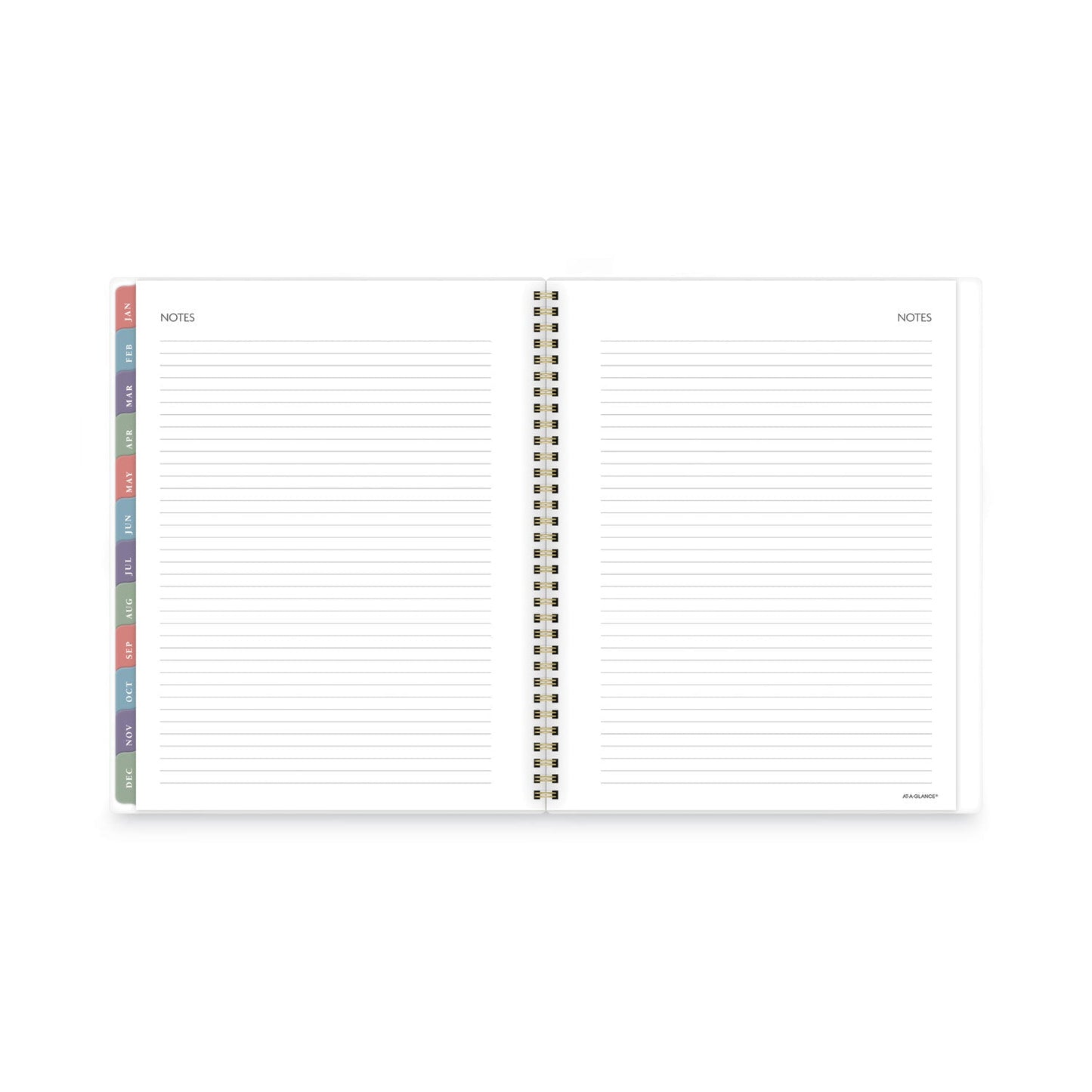 AT-A-GLANCE Badge Hand Drawn Geo Weekly/Monthly Planner, Badge Geo Artwork, 11x8.5, Blue/White Cover, 13-Month(Jan to Jan): 2023 to 2024