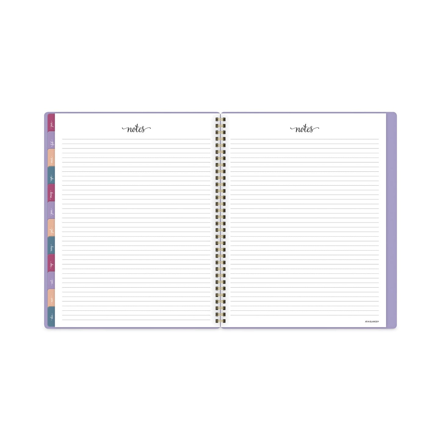 AT-A-GLANCE Harmony Weekly/Monthly Poly Planner, 11 x 8.5, Lilac Cover, 13-Month (Jan to Jan): 2023 to 2024