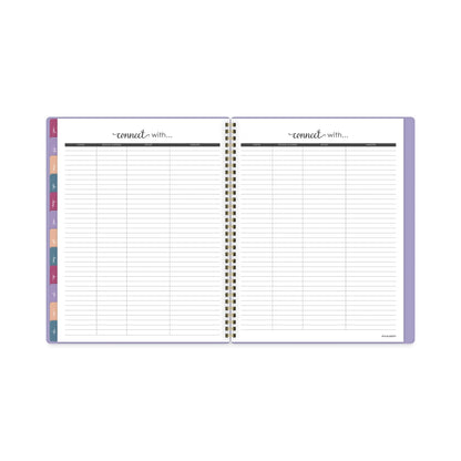 AT-A-GLANCE Harmony Weekly/Monthly Poly Planner, 11 x 8.5, Lilac Cover, 13-Month (Jan to Jan): 2023 to 2024