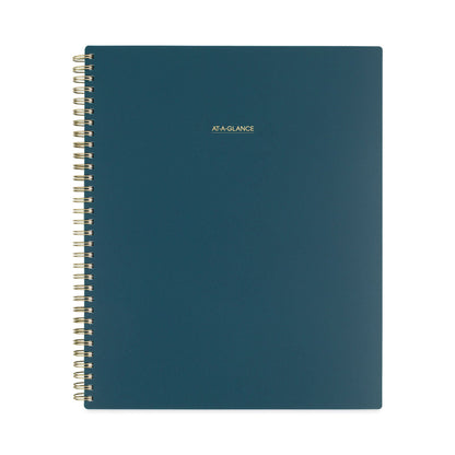 AT-A-GLANCE Harmony Weekly/Monthly Poly Planner, 11 x 8.5, Teal Cover, 13-Month (Jan to Jan): 2023 to 2024