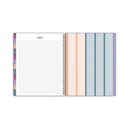 AT-A-GLANCE Harmony Weekly/Monthly Poly Planner, 11 x 8.5, Lilac Cover, 13-Month (Jan to Jan): 2023 to 2024