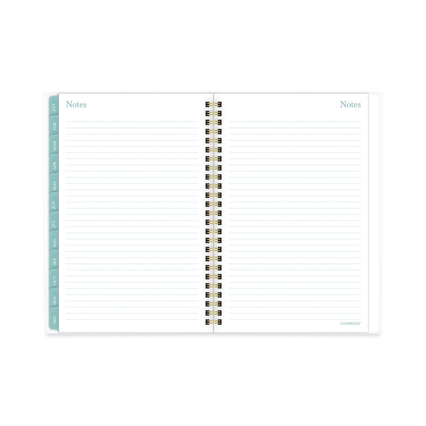 Cambridge Bali Weekly/Monthly Planner, Bali Leaf Artwork, 8.5 x 5.5, Green/White Cover, 12-Month (Jan to Dec): 2023