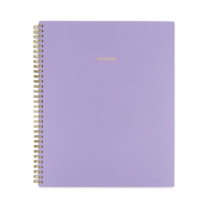 AT-A-GLANCE Harmony Weekly/Monthly Poly Planner, 11 x 8.5, Lilac Cover, 13-Month (Jan to Jan): 2023 to 2024