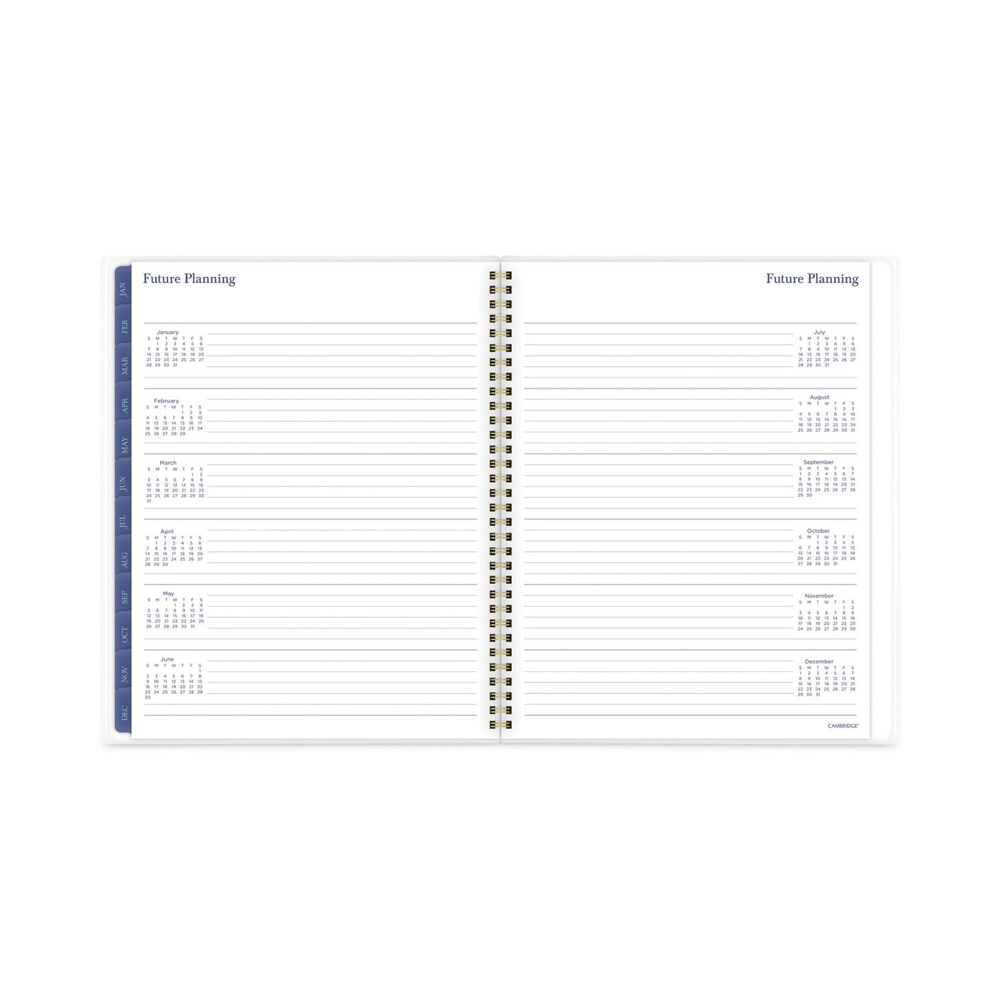 Cambridge Precious Weekly/Monthly Planner, Precious Floral Artwork, 11 x 8.5, Blue/Green/Pink Cover, 12-Month (Jan to Dec): 2023