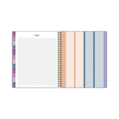 AT-A-GLANCE Harmony Weekly/Monthly Poly Planner, 8.75 x 7, Lilac Cover, 13-Month (Jan to Jan): 2023 to 2024