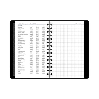 AT-A-GLANCE Contemporary Academic Planner, 8 x 4.88, Black Cover, 12-Month (July to June): 2022 to 2023