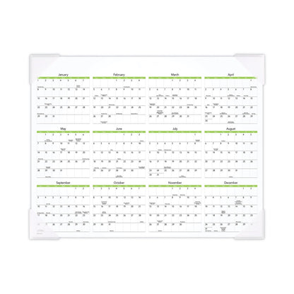 AT-A-GLANCE Puppies Monthly Desk Pad Calendar, Puppies Photography, 22 x 17, White Sheets, Clear Corners, 12-Month (Jan to Dec): 2023