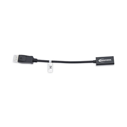 Innovera DisplayPort-HDMI Adapter, 0.65 ft, Black