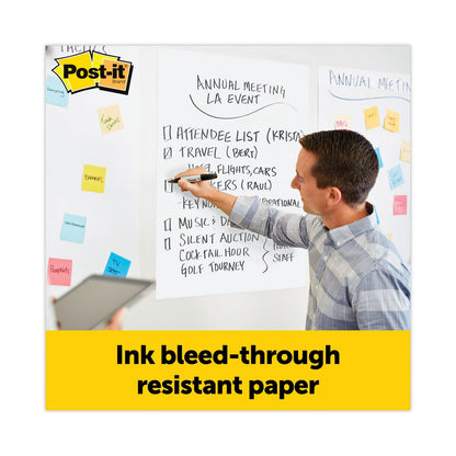 Post-it Vertical-Orientation Self-Stick Easel Pads, Unruled, 25 x 30, White, 30 Sheets, 2/Carton