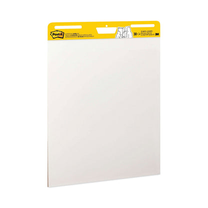 Post-it Vertical-Orientation Self-Stick Easel Pads, Unruled, 25 x 30, White, 30 Sheets, 2/Carton