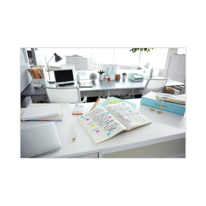 Post-it Standard Page Flags in Dispenser, Blue, 50 Flags/Dispenser, 2 Dispensers/Pack