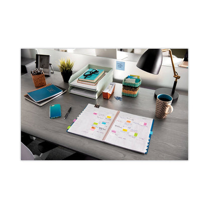 Post-it Standard Page Flags in Dispenser, Green, 100 Flags/Dispenser