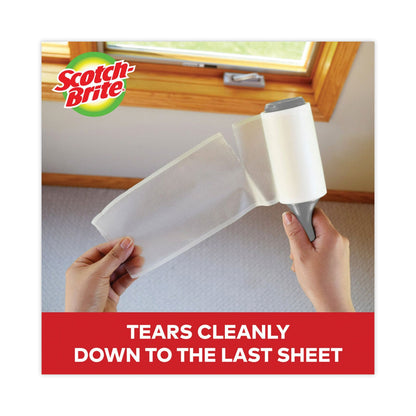 Scotch-Brite Lint Roller, Heavy-Duty Handle, 30 Sheets/Roller