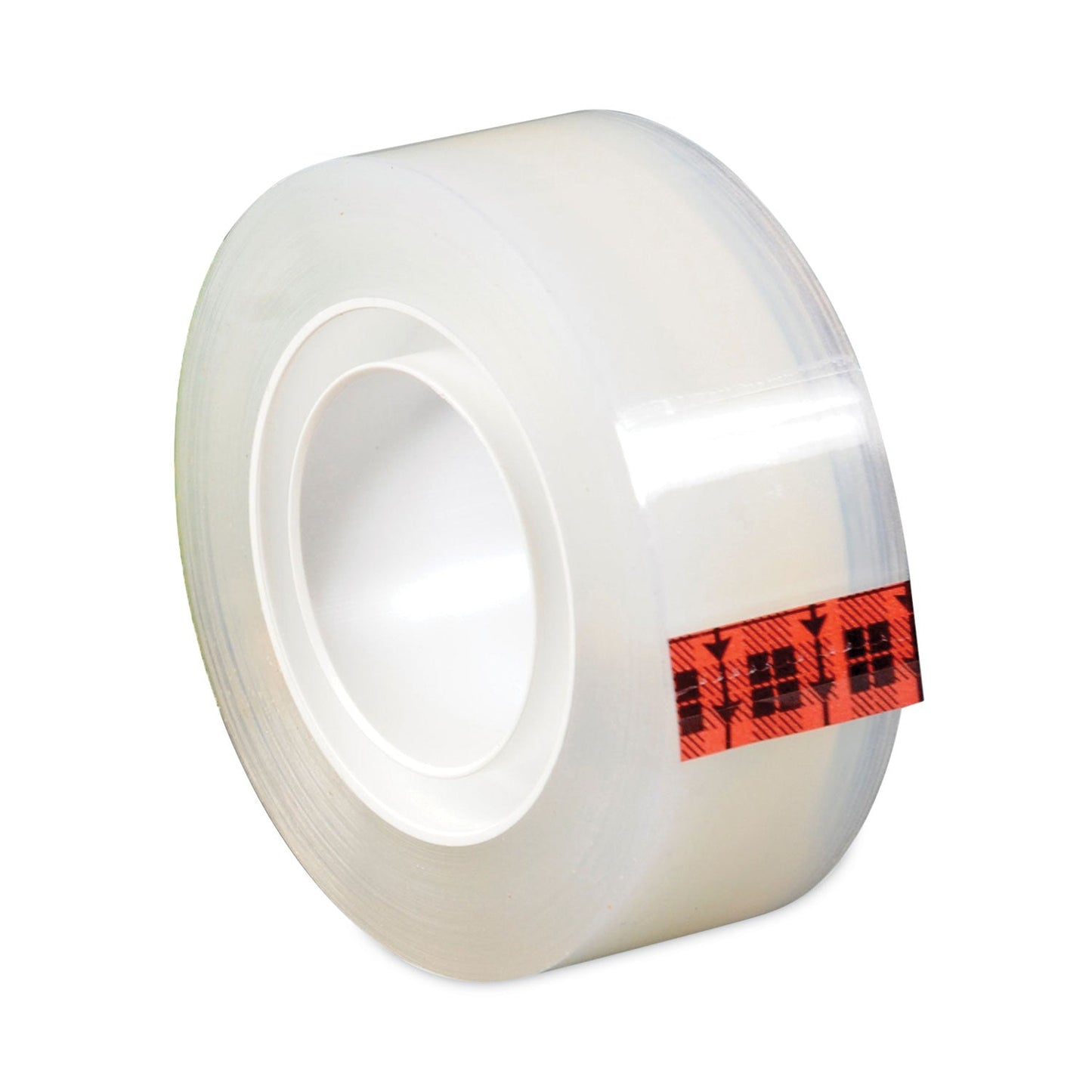 Scotch Transparent Tape, 1" Core, 0.75" x 36 yds, Transparent, 6/Pack
