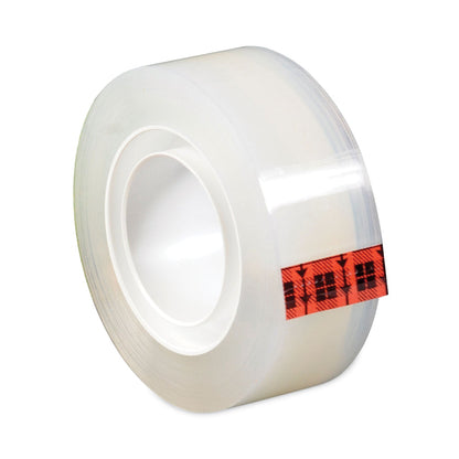 Scotch Transparent Tape, 1" Core, 0.75" x 36 yds, Transparent, 6/Pack