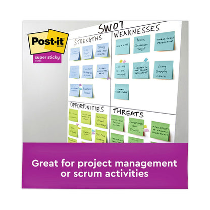 Post-it Recycled Notes in Oasis Collection Colors, 3" x 3", 90 Sheets/Pad, 5 Pads/Pack