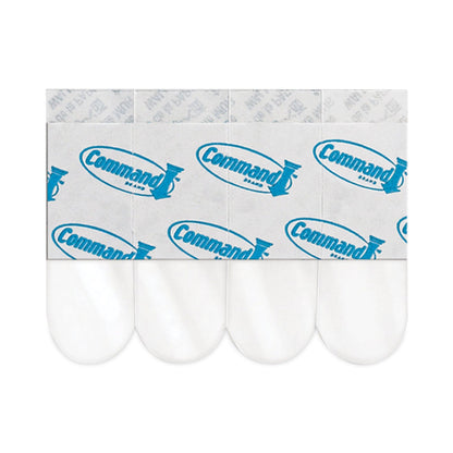 Command Clear Hooks and Strips, Plastic, Medium, 50 Hooks with 50 Adhesive Strips per Carton