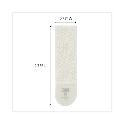 Command Picture Hanging Strips, Cabinet Pack, Removable, Holds Up to 6 lbs per Pair, 0.75 x 2.75, White, 4/Set, 50 Sets/Carton