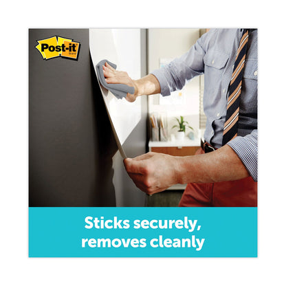 Post-it Dry Erase Surface with Adhesive Backing, 36" x 24", White