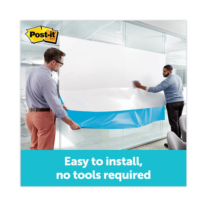 Post-it Dry Erase Surface with Adhesive Backing, 72" x 48", White