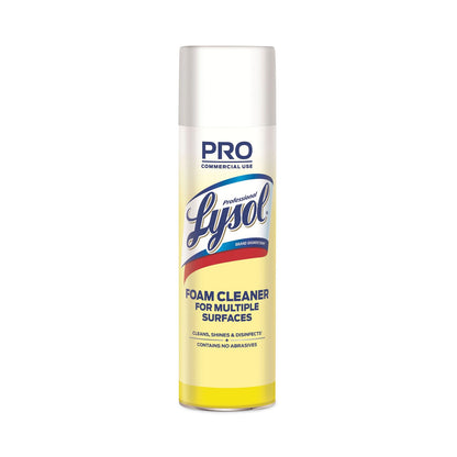 Professional LYSOL Disinfectant Foam Cleaner, 24 oz Aerosol Spray, 12/Carton