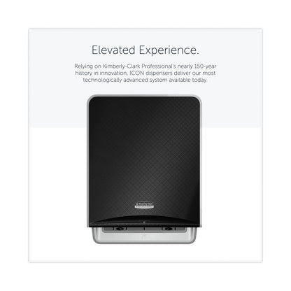 Kimberly-Clark Professional* ICON Automatic Roll Towel Dispenser, 20.12 x 16.37 x 13.5, Black Mosaic
