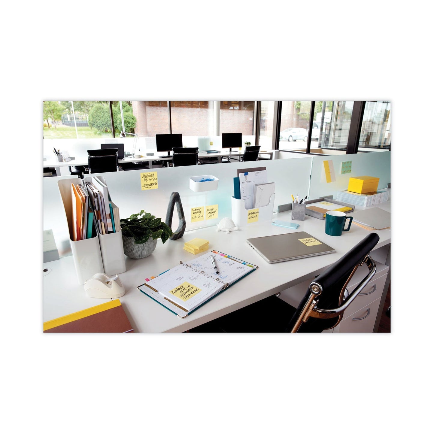 Post-it Original Canary Yellow Pop-up Refill Cabinet Pack, 3" x 3", Canary Yellow, 90 Sheets/Pad, 18 Pads/Pack