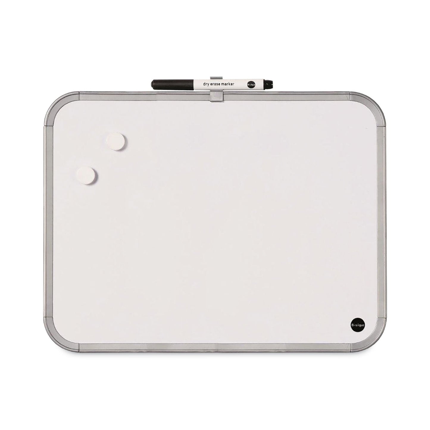 MasterVision Magnetic Dry Erase Board, 11 x 14, White Plastic Frame