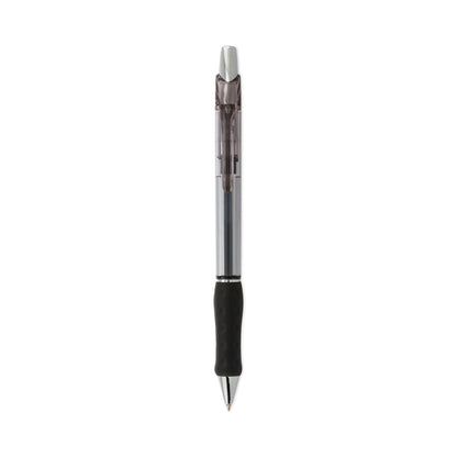 Pentel R.S.V.P. Super RT Ballpoint Pen, Retractable, Medium 0.7 mm, Black Ink, Black Barrel, Dozen