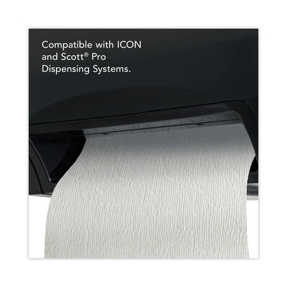 Scott Pro Hard Roll Paper Towels with Absorbency Pockets, for Scott Pro Dispenser, Blue Core Only, 7.5" x 900 ft, 6 Rolls/Carton