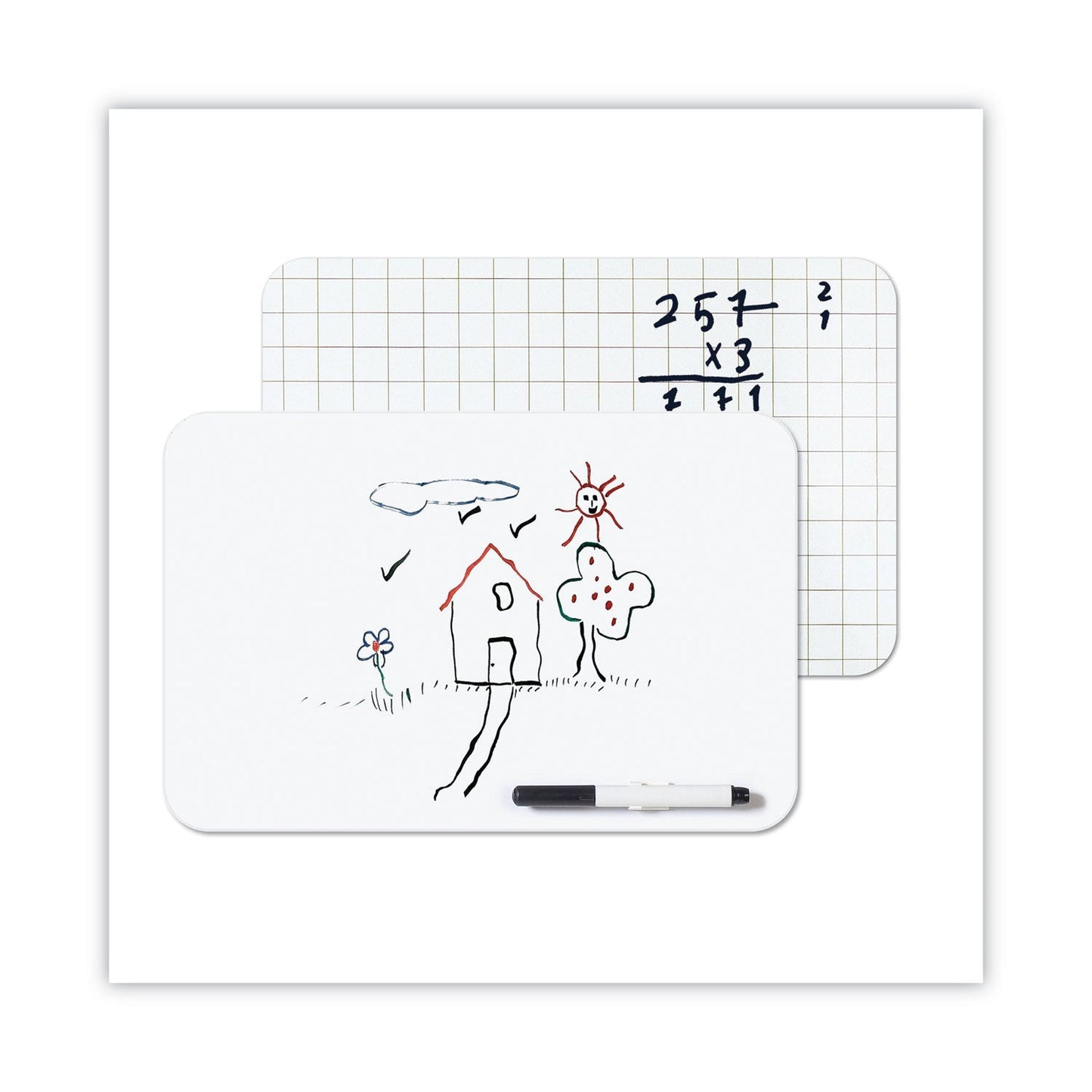 MasterVision Dry Erase Lap Board, 11 7/8 x 8 14, Frameless