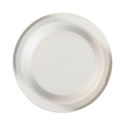 Hefty ECOSAVE Tableware, Plate, Bagasse,  6.75" dia, White, 30/Pack