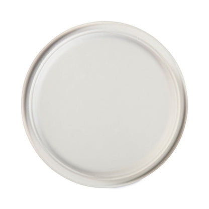 Hefty ECOSAVE Tableware, Plate, Bagasse, 10.13" dia, White, 16/Pack, 12 Packs/Carton