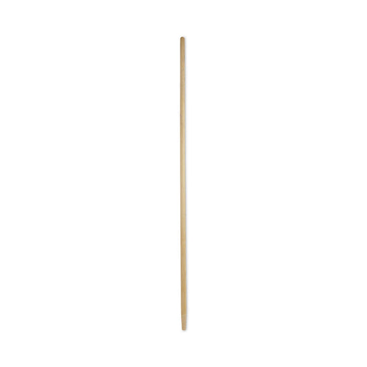 Boardwalk Tapered End Broom Handle, Lacquered Pine, 1.13" dia x 60", Natural