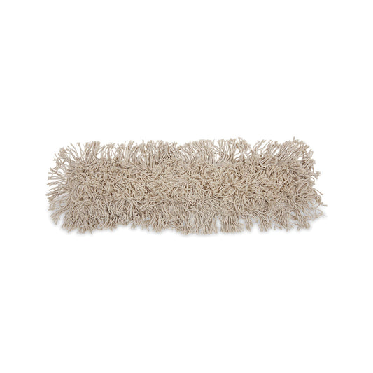 Boardwalk Mop Head, Dust, Cotton, 24 x 3, White