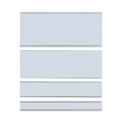 C-Line Clear Magnetic Label Holders, Side Load, 6 x 2, 10/Pack