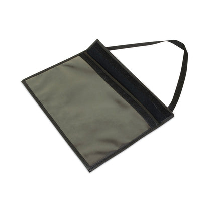 C-Line 1-Pocket Shop Ticket Holder w/Strap and Black Stitching, 75-Sheet, 9 x 12