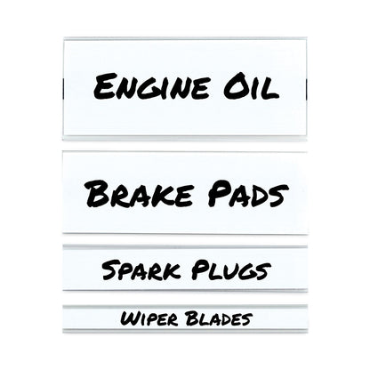 C-Line Clear Magnetic Label Holders, Side Load, 6 x 2, 10/Pack