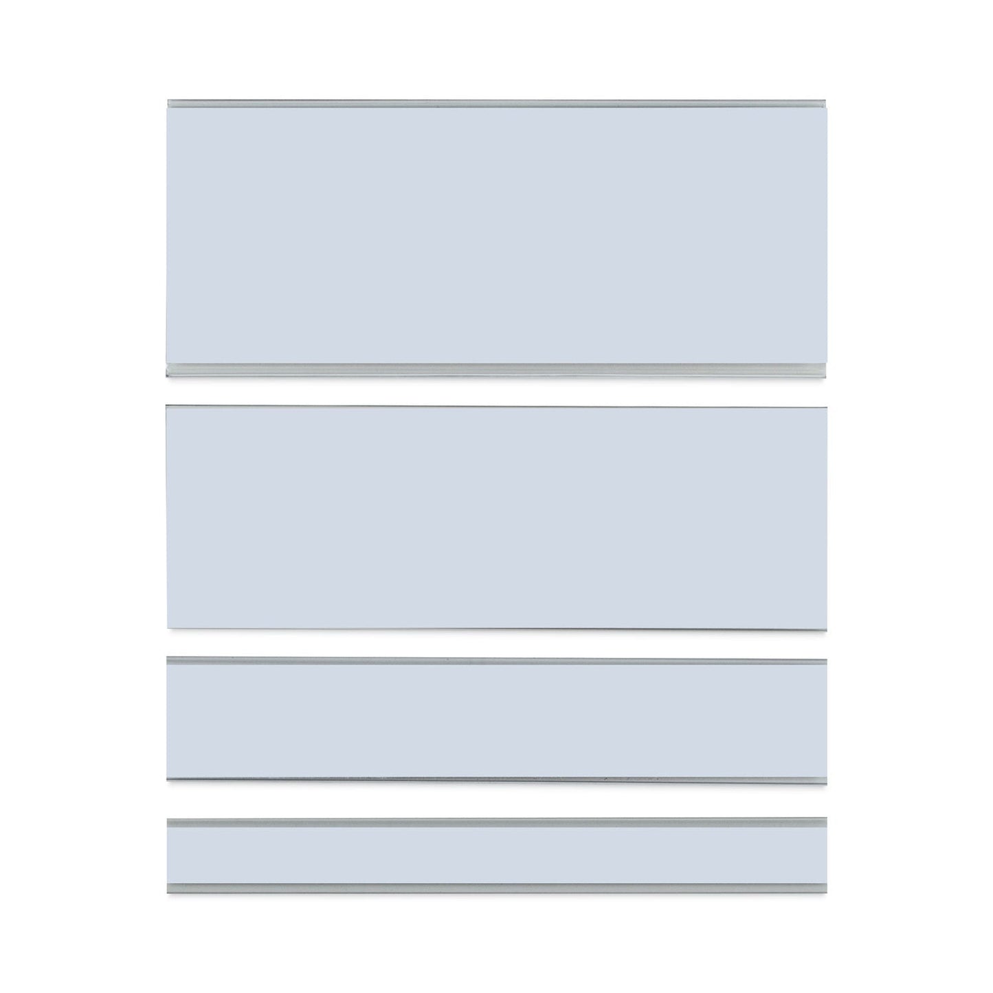 C-Line Clear Magnetic Label Holders, Side Load, 6 x 2.5, 10/Pack