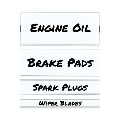 C-Line Clear Magnetic Label Holders, Side Load, 6 x 2.5, 10/Pack