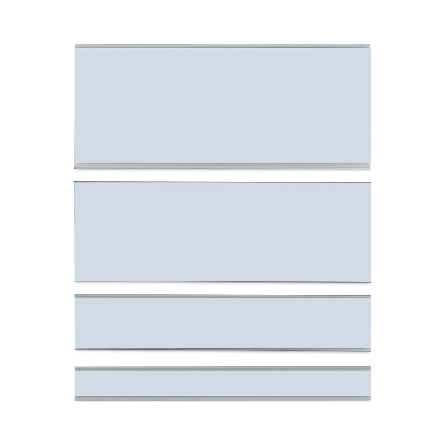 C-Line Clear Magnetic Label Holders, Side Load, 6 x 1, 10/Pack