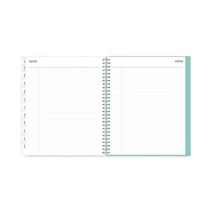 Blue Sky Chloe Frosted Monthly Planner, Chloe Artwork, 10 x 8, Blue Cover, 12-Month (Jan to Dec): 2023