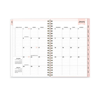 Blue Sky Day Designer Coming Up Roses Create-Your-Own Cover Weekly/Monthly Planner, 8 x 5, 12-Month (Jan to Dec): 2023